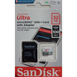 Cartão De Memória Sandisk 32gb Classe 10 Ultra Micro Sd