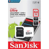 Cartão De Memória Sandisk 64gb +