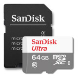 Cartão De Memória Sandisk 64gb P/mini