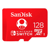 Cartão De Memória Sandisk Nintendo Switch 128gb Original