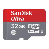 Cartão De Memória Sandisk Sdsqunc-032g-gn6ma Ultra Com Adaptador Sd 32gb