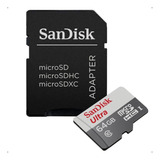 Cartão De Memória Sandisk Sdsqunr-064g-gn3ma Ultra 64gb