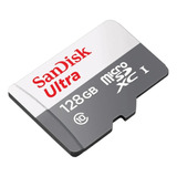 Cartão De Memória Sandisk Sdxc Microsd128gb Ultra Com Adaptador Sd 128gb