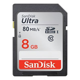 Cartão De Memória Sd Sdhc 8gb / Nintendo Wii U