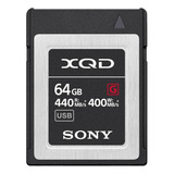 Cartão De Memória Sony Xqd 64gb G Series Qdg64f/j