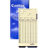 Cartão De Ponto P/ Relógio Henry