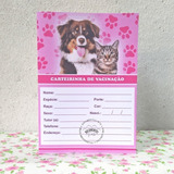 Cartão De Vacina Pet Impresso -
