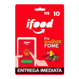 Cartão Gift Card *ifood* 10 Reais Entrega Imediata