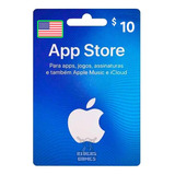 Cartão Gift Card App Store $10 Dólares - Itunes Apple Usa