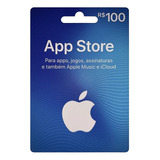 Cartão Gift Card App Store R$