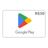 Cartão Google Play Store Brasil R$30