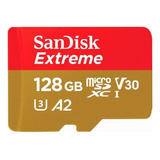 Cartão Memória 128gb Micro Sd Extreme 160mbs Sandisk Lacrado