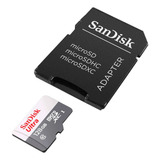 Cartão Memória 128gb Microsdxc Ultra 100mb/se Com Adaptador