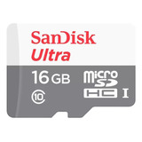 Cartão Memória 16gb Micro Sd Ultra