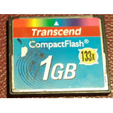 Cartão Memória Compact Flash 1 Gb Transcend 133x