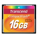 Cartão Memória Compact Flash Cf 16gb Transcend 133x
