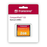 Cartão Memória Compact Flash Transcend 2gb 133x 20mb/s Cf