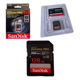 Cartão Memória Extreme Pro 128gb 200mbs Original Sandisk Nfe