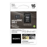 Cartão Memória Micro Sd 16gb Sony