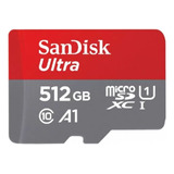 Cartão Memoria Micro Sd 512gb Sandisk P/ Nintendo Smartphone