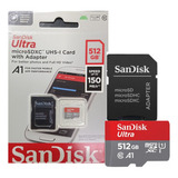 Cartão Memoria Micro Sd 512gb Sandisk P/ Nintendo Smartphone