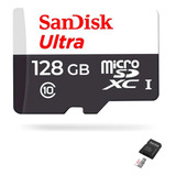 Cartão Memória Micro Sd Sandisk 128gb Classe10ultra Original