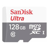 Cartão Memória Micro Sd Sandisk 128gb Ultra + Nf