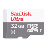 Cartão Memoria Micro Sd Sandisk 32gb Ultra Classe 10
