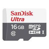 Cartão Memória Micro Sdhc 16gb Ultra 80ms Sandisk 3un