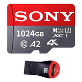 Cartão Memória Micro Sdxc 1tb 4k V10 A2 Ultra Sony + Adap