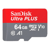Cartão Memória Micro Sdxc 64gb Ultra Plus 100mbs Sandisk