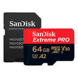 Cartão Memória Microsd Sandisk 64gb Micro