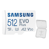Cartão Memória Samsung 512gb Evo Plus Com Adapt +case