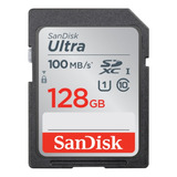 Cartão Memoria Sandisk 128gb Ultra 100mbs