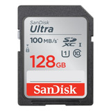 Cartão Memoria Sandisk 128gb Ultra 100mbs