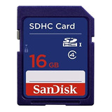 Cartão Memória Sandisk 16gb Cartão Sd