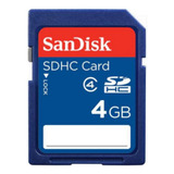 Cartão Memória Sandisk 4gb Sdhc Sdsdb-004g-b35