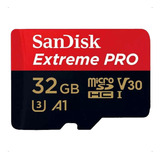 Cartão Memória Sandisk Extreme Pro Adap Sd 32gb 4k Uhd Full