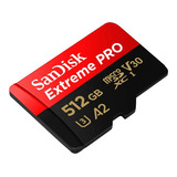 Cartao Memoria Sandisk Micro Sdxc Extreme Pro 200mb/s 512gb