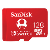 Cartão Memória Sandisk Microsdxc 128gb Nintendo Switch