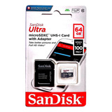 Cartão Memória Sandisk Ultra 64gb 100mb/s