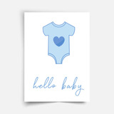 Cartão Mensagem Recém Nascido Maternidade Amor