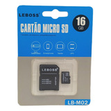Cartão Micro Sd 16 Gb Leboss