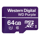 Cartão Micro Sd 64gb Purple Wd