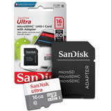 Cartao Micro Sd Card Sandisk 16gb