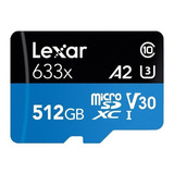 Cartão Micro Sd Lexar 512gb -