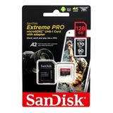 Cartão Micro Sd Sandisk Extreme Pro 128gb Original Lacrado