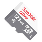 Cartão Micro Sd Sandisk Ultra 128gb A1 Speed 100 Mb/s