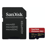 Cartão Microsdhc Sandisk Extreme Pro 32gb