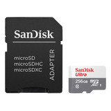 Cartão Microsdxc 256gb Sandisk Ultra 100mb/s